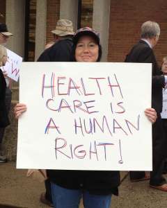 healthcare human right sign